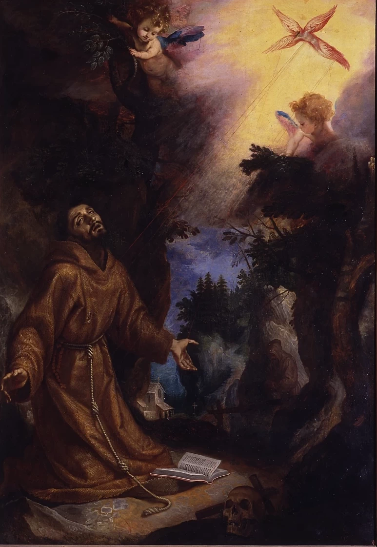 San Francesco d'Assisi riceve le stimmate - Gallerie degli Uffizi, Firenze